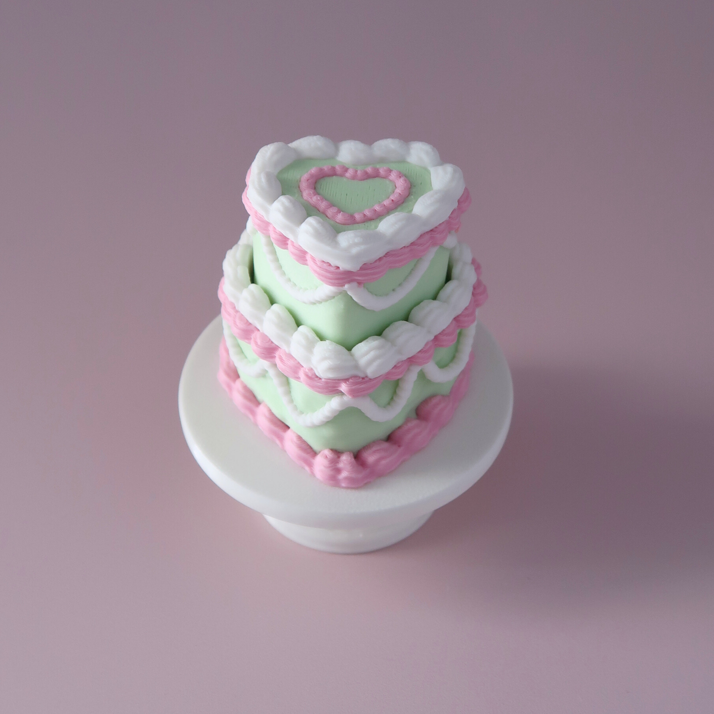 Vintage Heart Cake Fidget Clickers