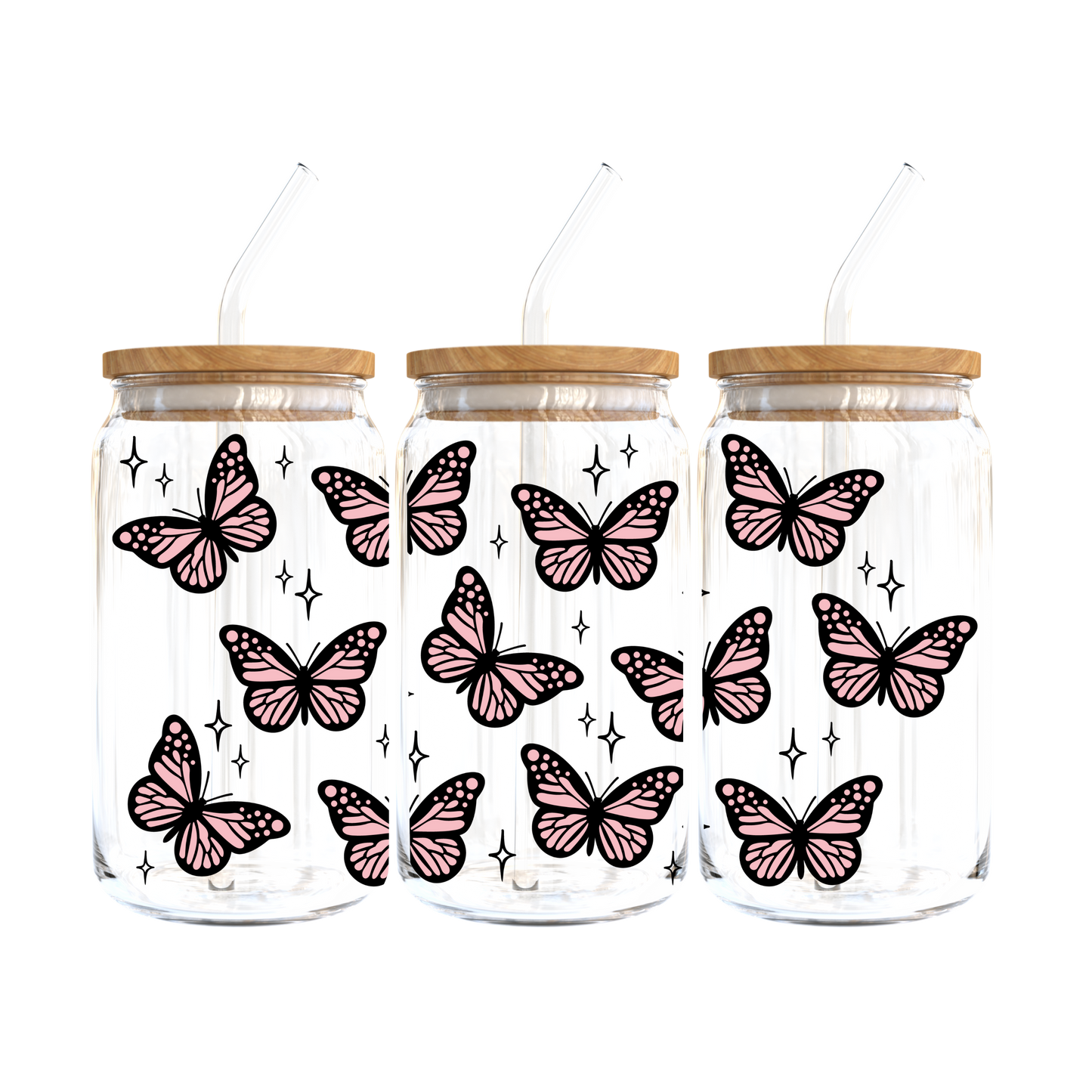 Butterfly Bliss Glass Tumbler