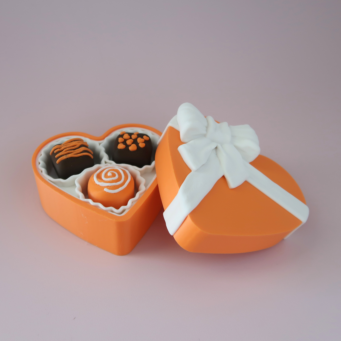 Pumpkin Spice - Halloween Heart Chocolate Box Clicker – Build Your Own Box