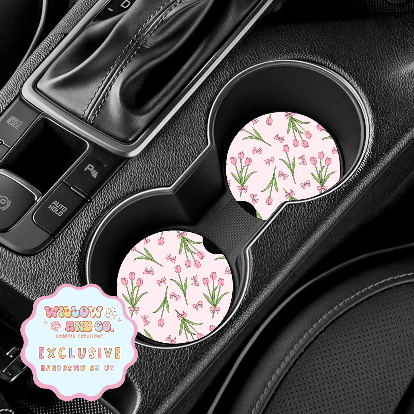 Tulip Bloom - Car Coasters