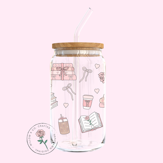 Enchanted Pages: Sweetheart Edition - Glass Tumbler
