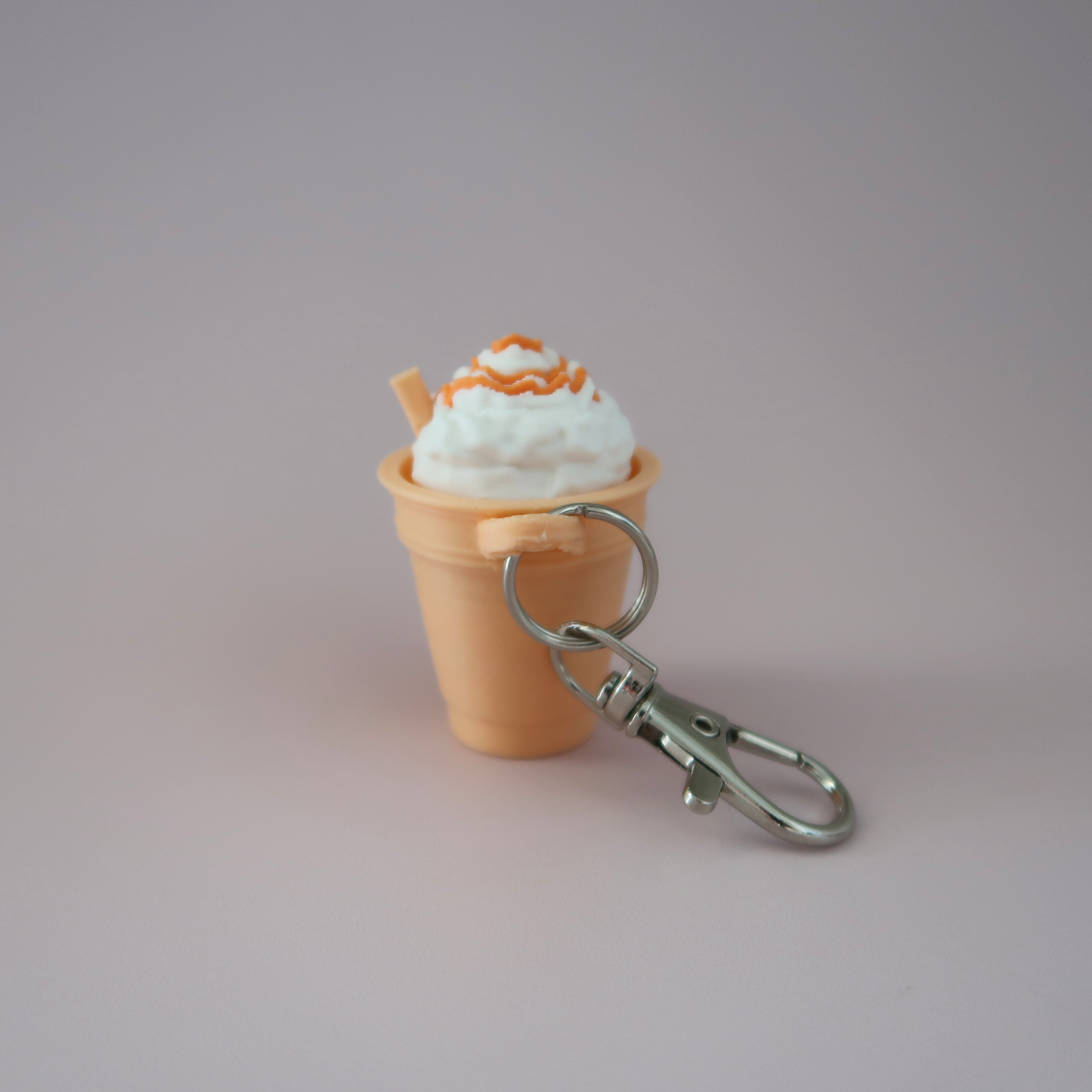 Pumpkin Spiced Latte - Halloween Frappe Clicker Keyring