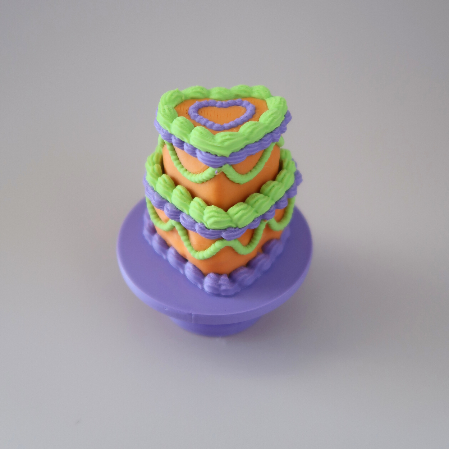Monster Mash - Halloween Vintage Heart Cake Fidget Clicker