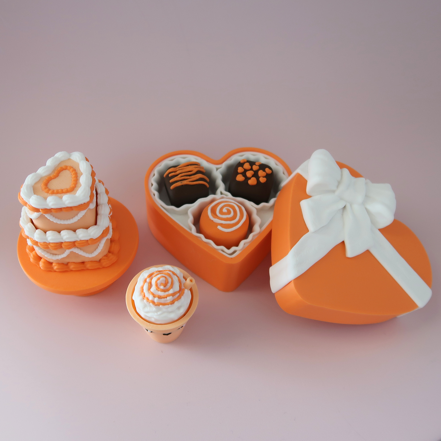 Pumpkin Spice - Halloween Heart Chocolate Box Clicker – Build Your Own Box