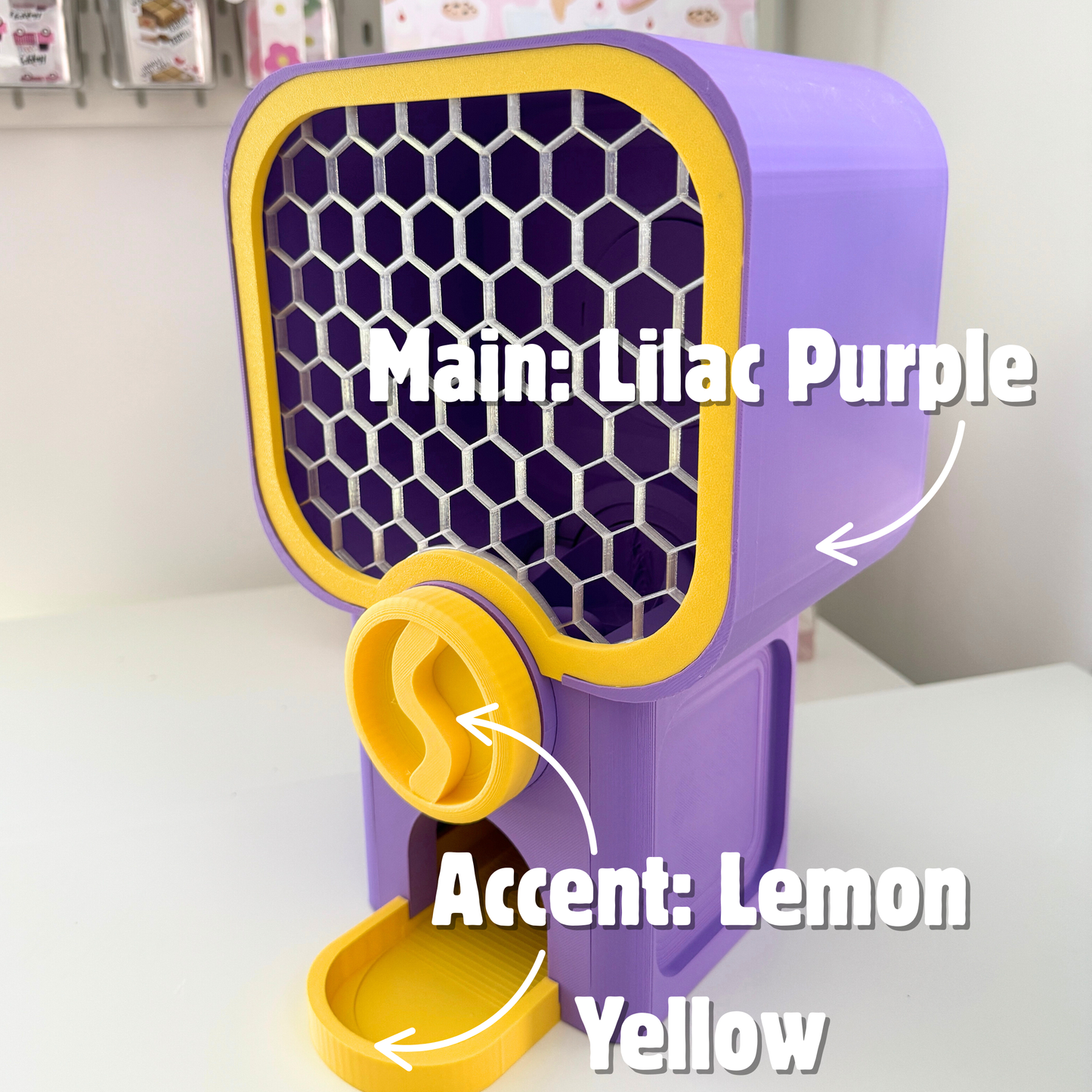 Mini vending machine 3D printed display for markets