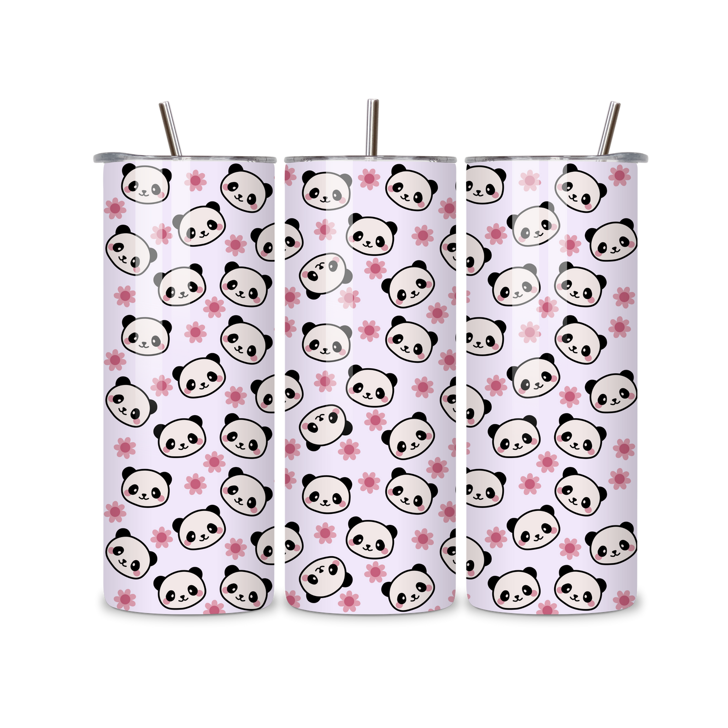 Panda Pop Metal Tumbler