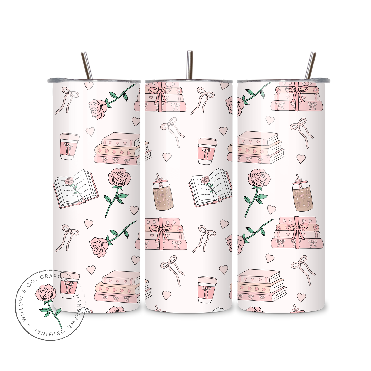 Enchanted Pages: Sweetheart Edition - Metal Tumbler