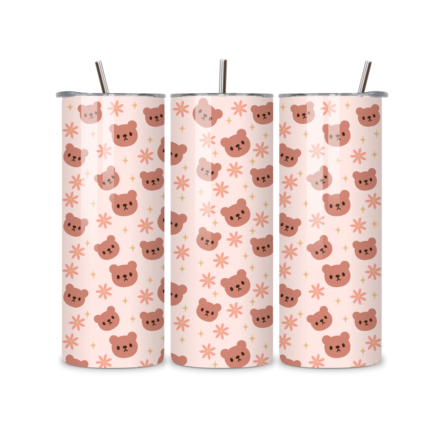 Bear Hugs Metal Tumbler