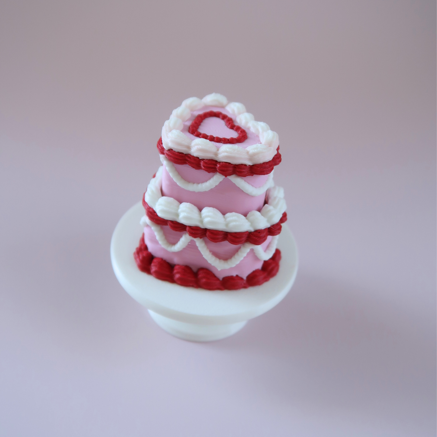 Vintage Heart Cake Fidget Clickers