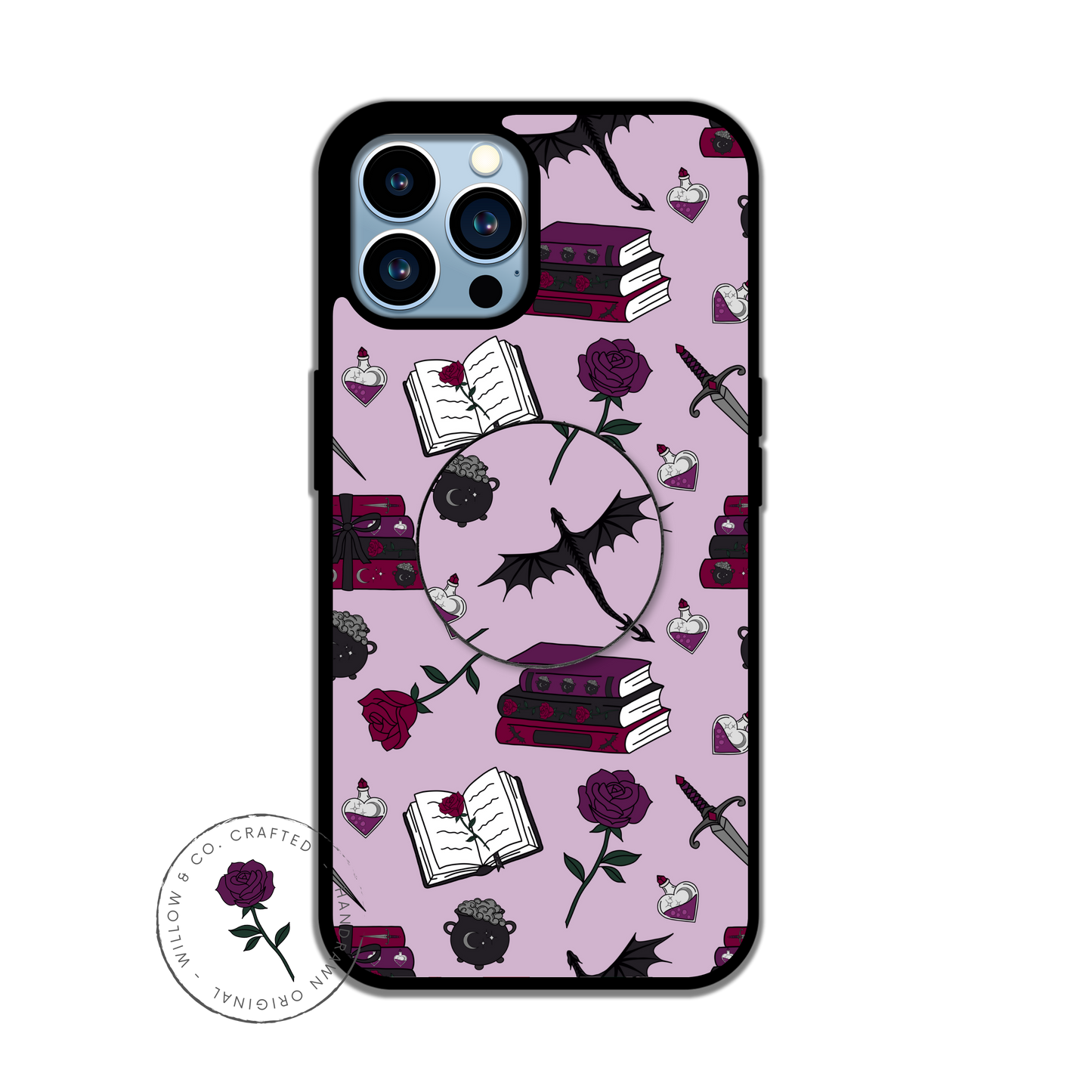Enchanted Pages: Dark Tales Edition - Pop Socket