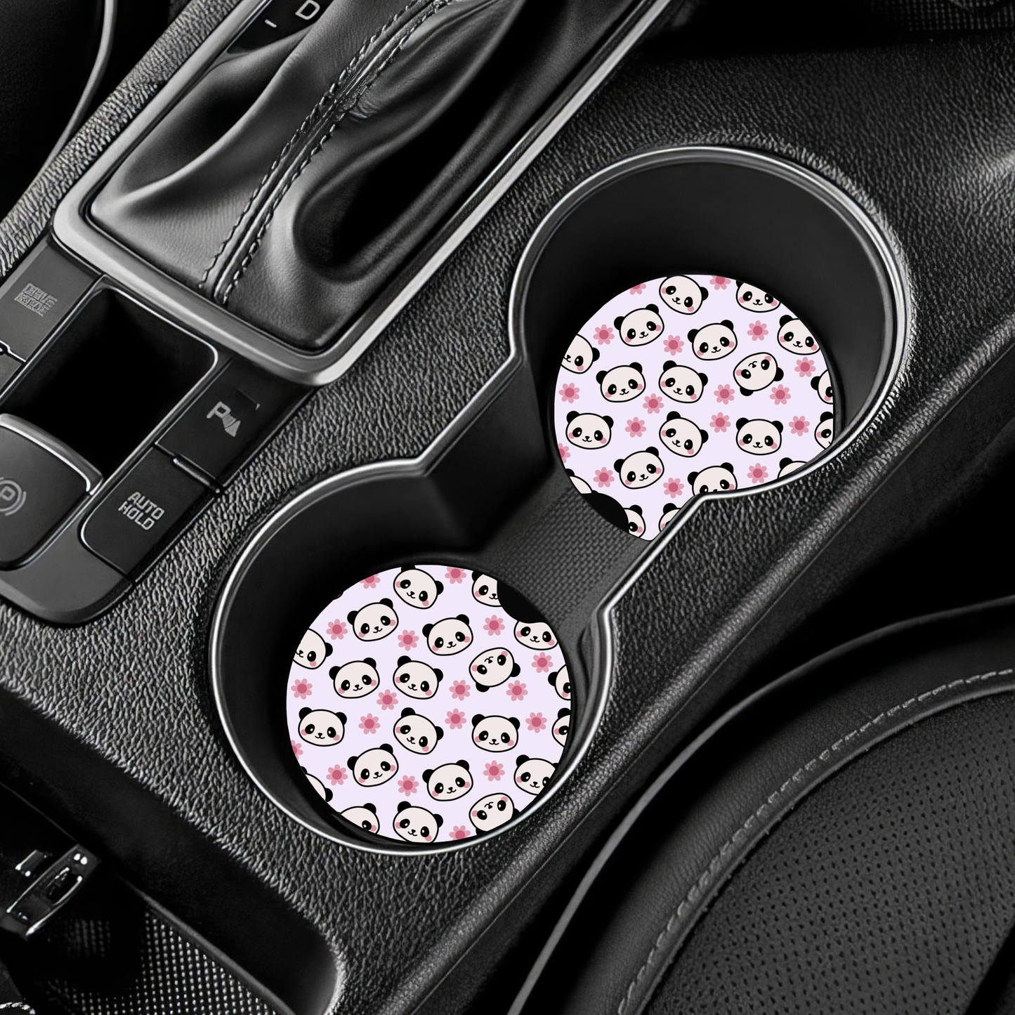 Panda Pop Car Coasters