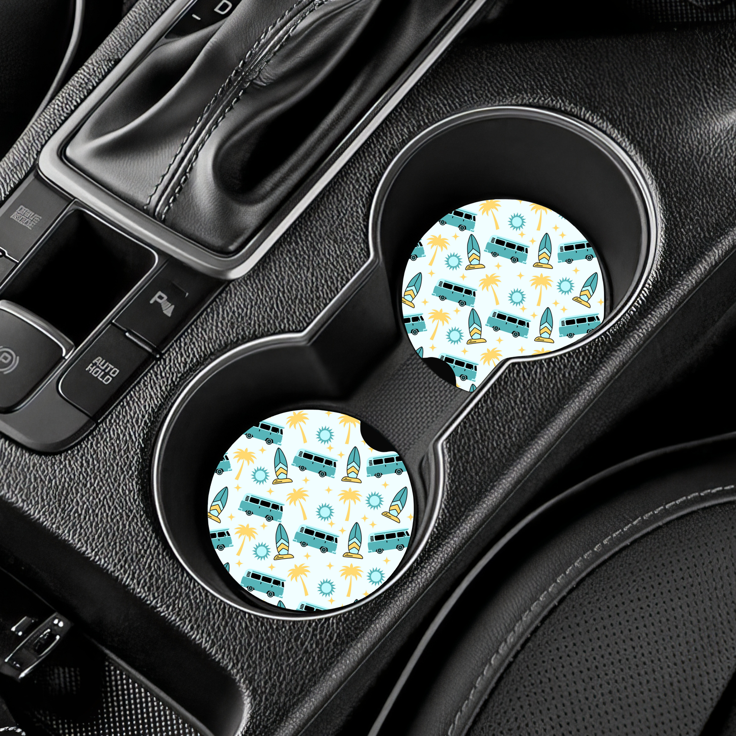 Kombi Beach Car Coasters
