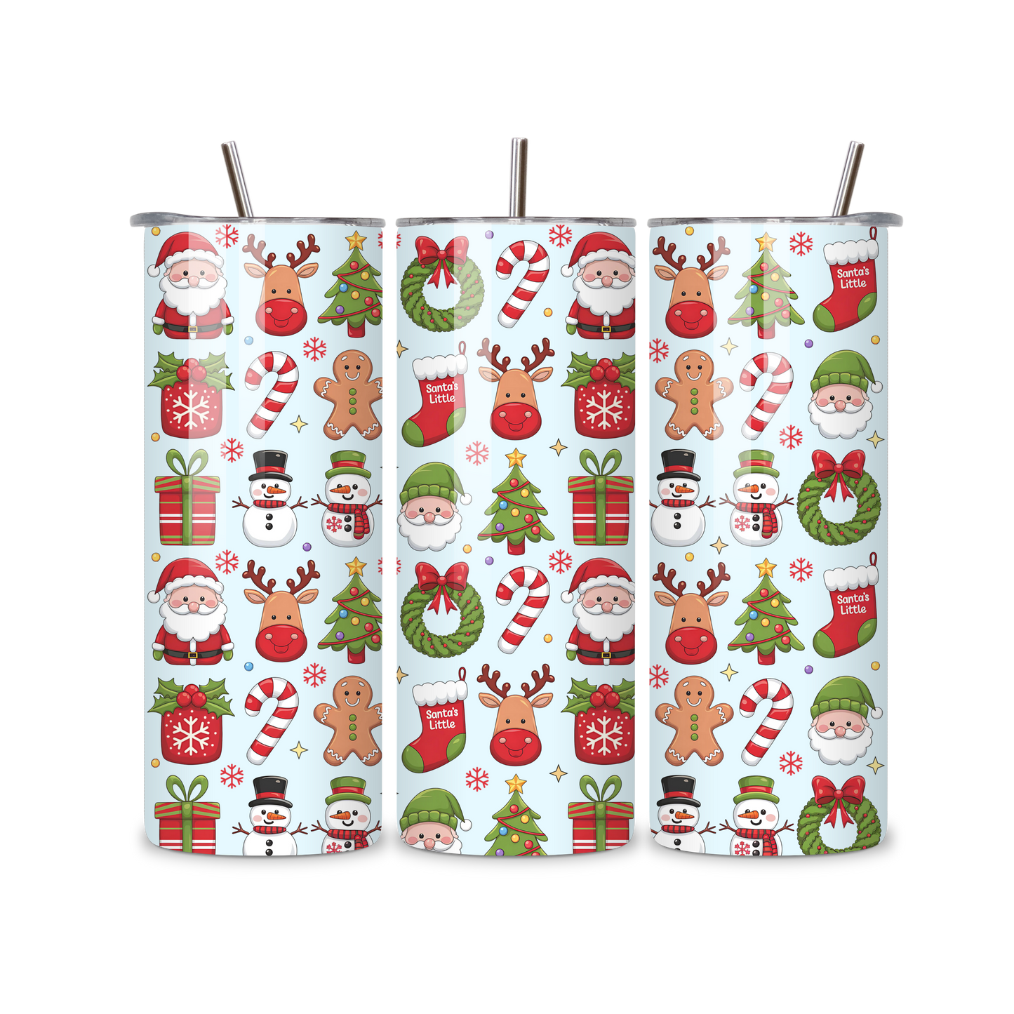 Christmas Cuties Metal Tumbler