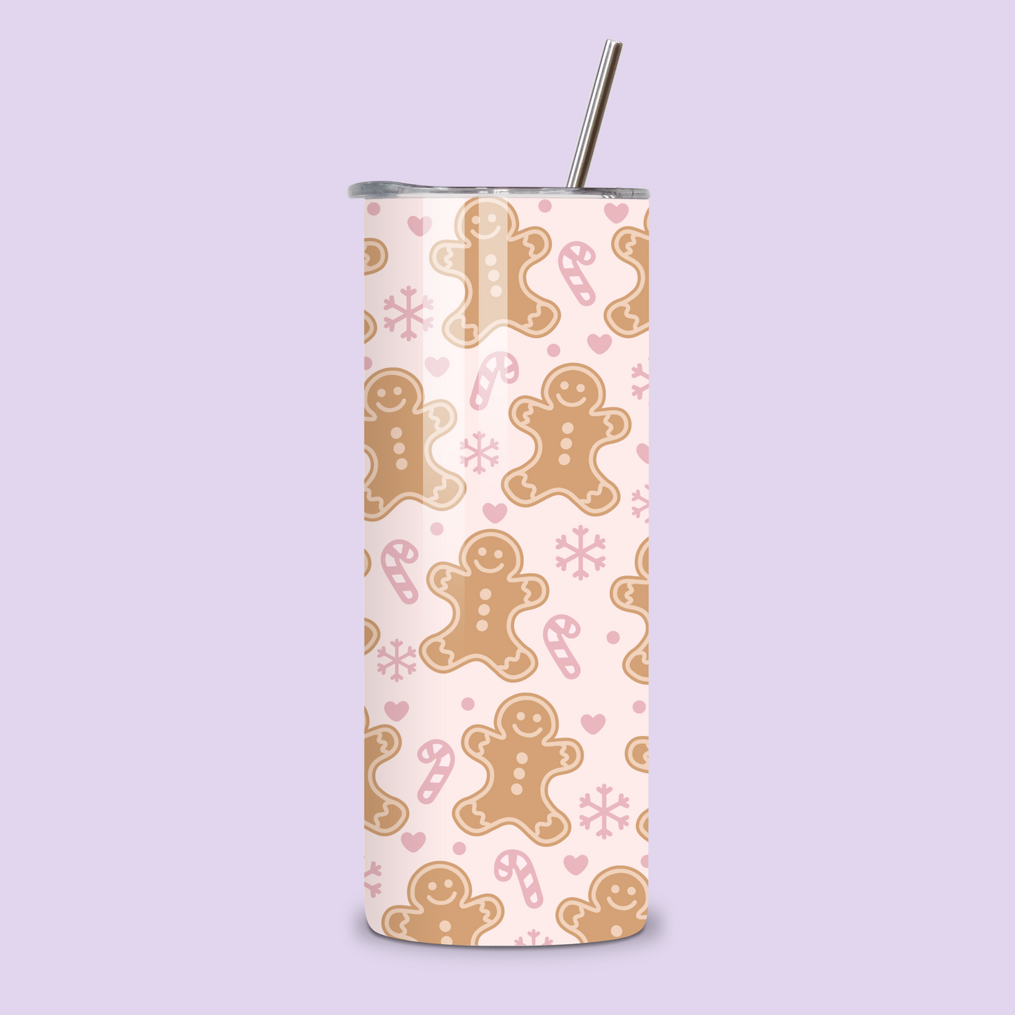 Gingerbread Metal Tumbler