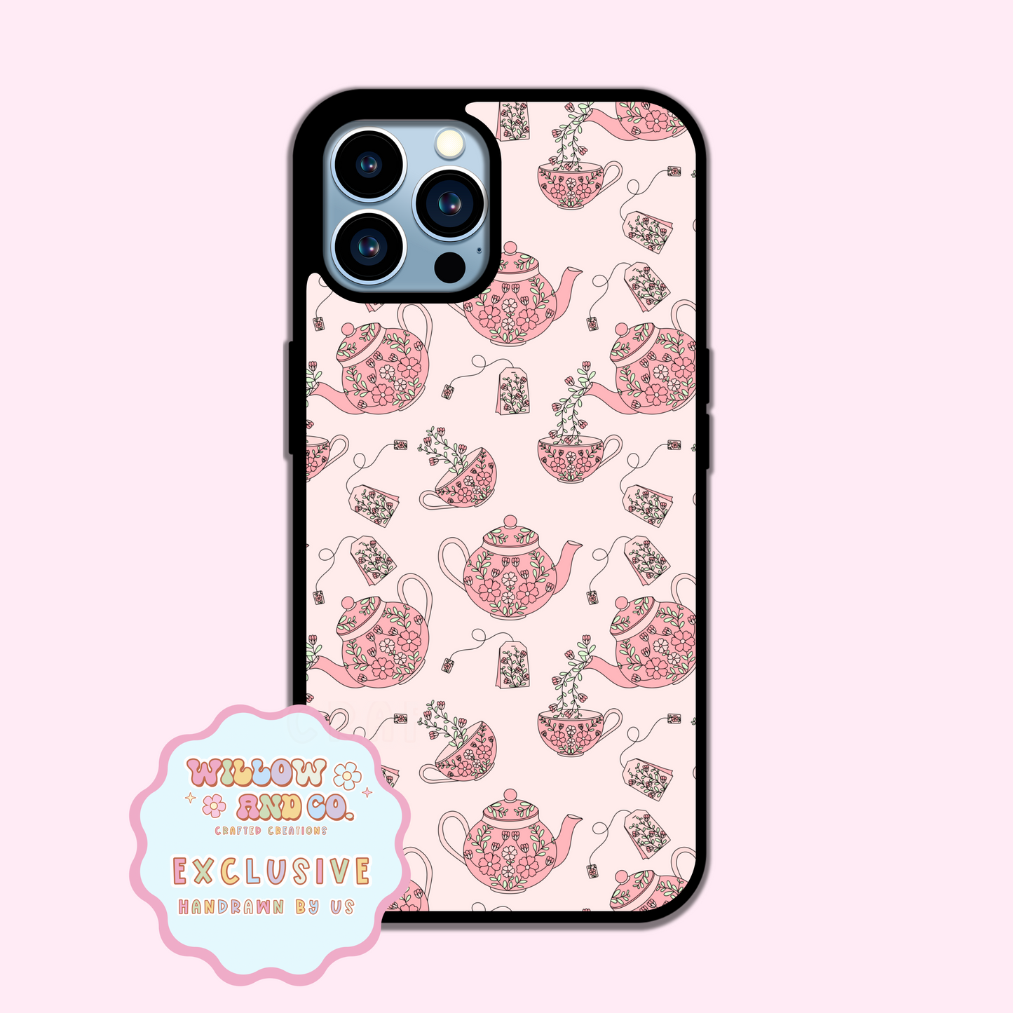 Spill The Tea (Pink) - Phone Case