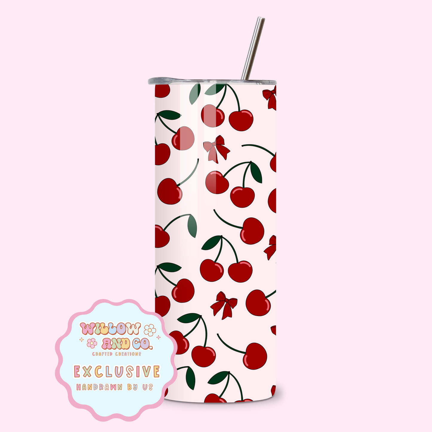 Cherry Vibes - Metal Tumbler