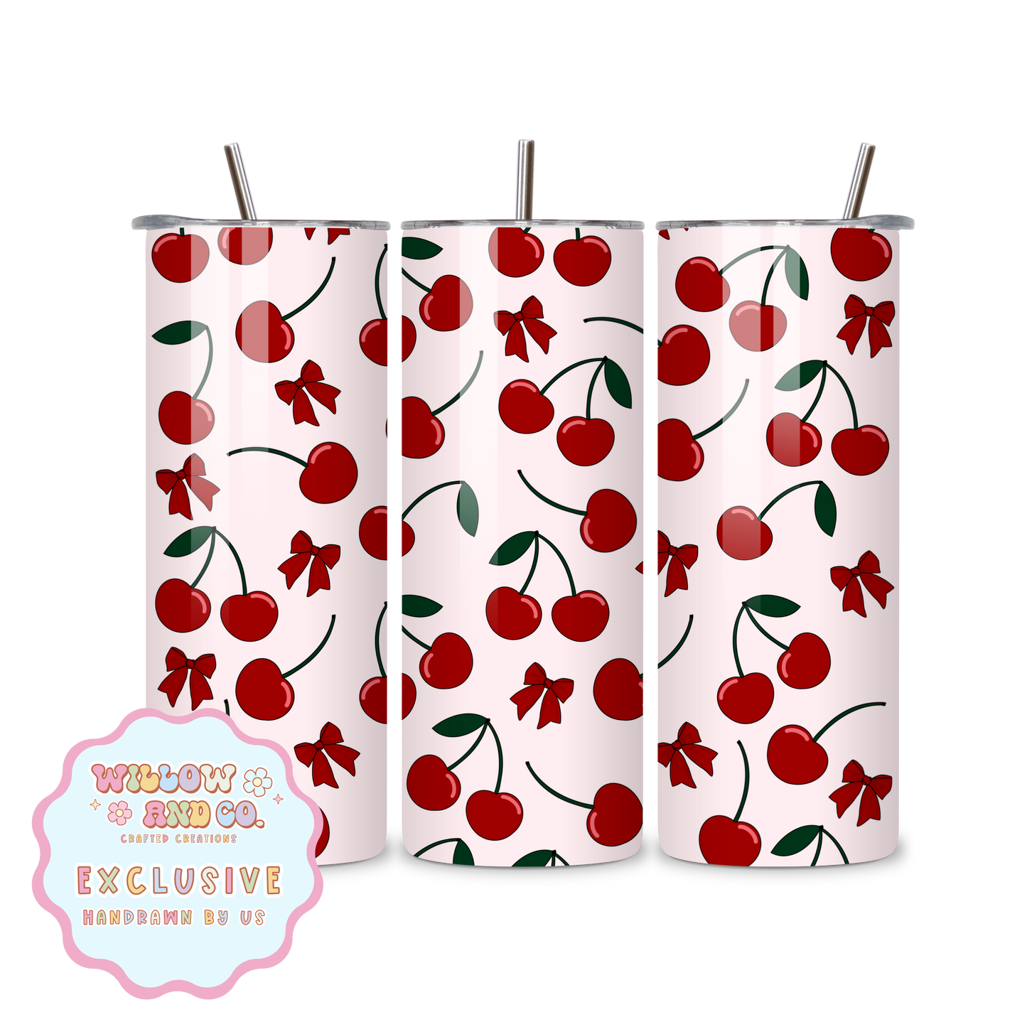 Cherry Vibes - Metal Tumbler