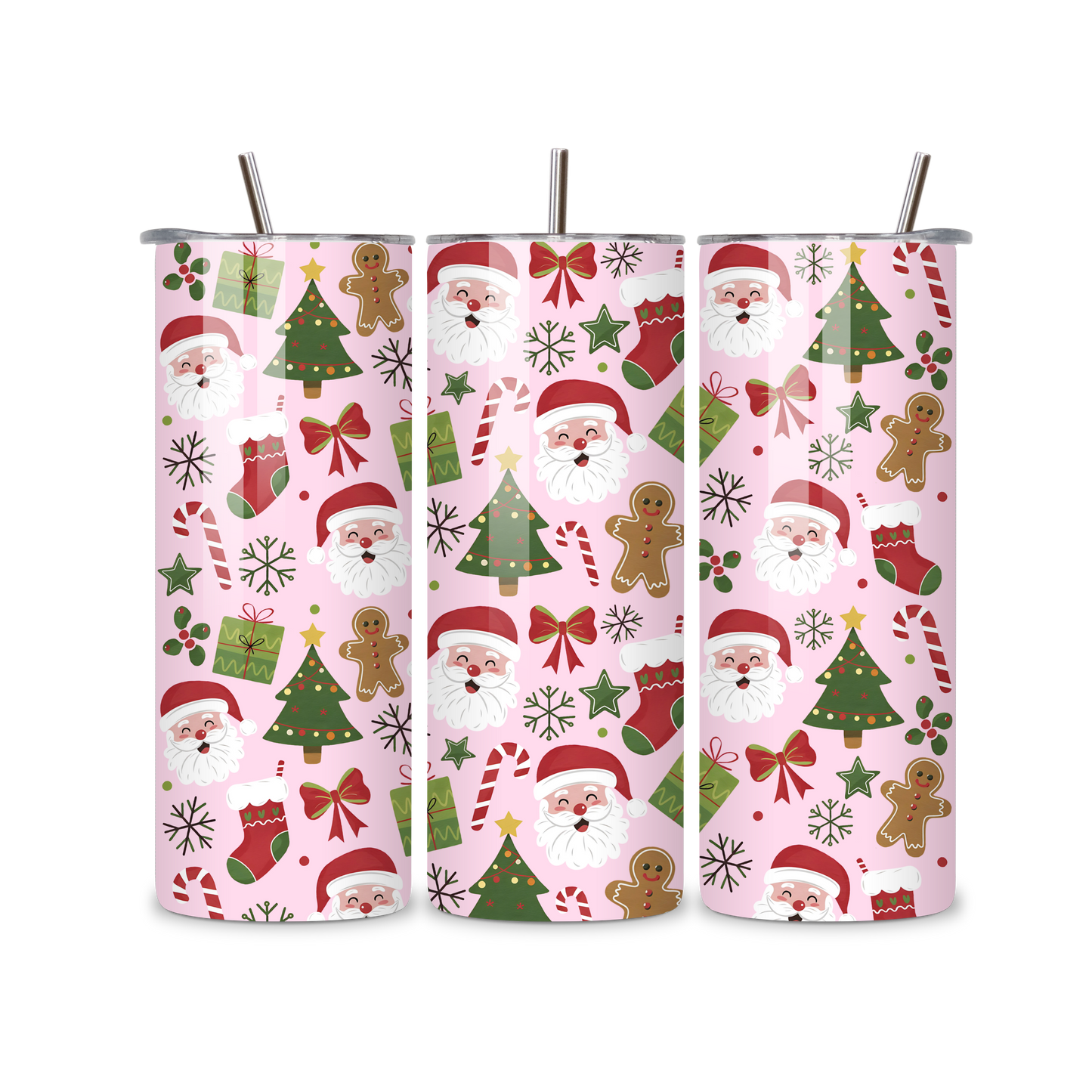 Jolly Christmas Metal Tumbler