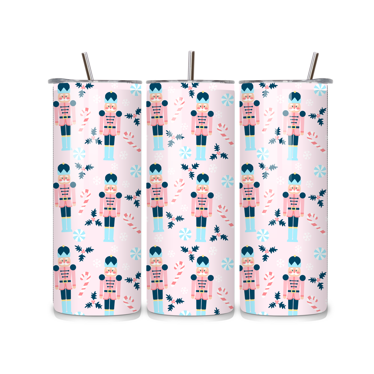 Nutty Nutcracker Metal Tumbler