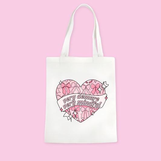 Very Demure, Very Mindful - Bows Tote Bag
