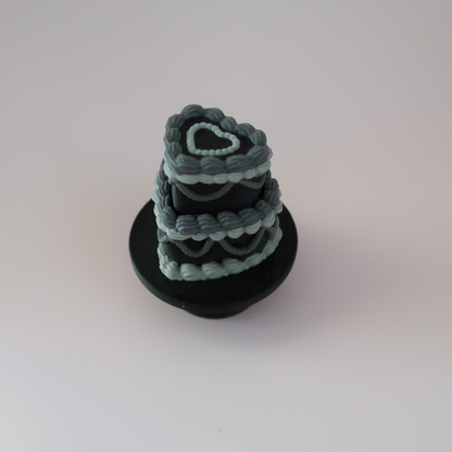 Halloween Vintage Heart Cake Fidget Clickers