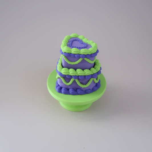 Hocus Pocus - Halloween Vintage Heart Cake Fidget Clicker