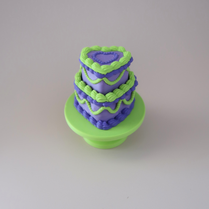 Hocus Pocus - Halloween Vintage Heart Cake Fidget Clicker