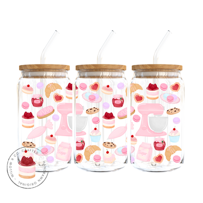 Bake Me Happy - Glass Tumbler