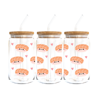 Sushi Sweetheart Glass Tumbler