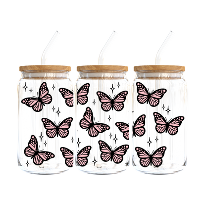 Butterfly Bliss Glass Tumbler