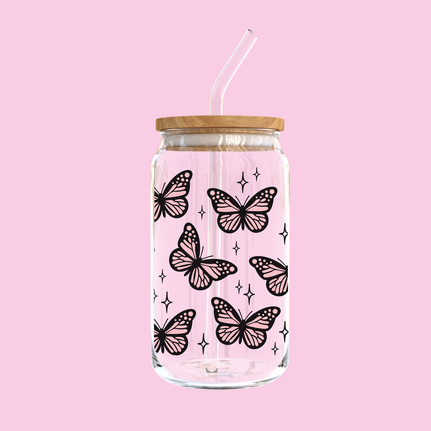 Butterfly Bliss Glass Tumbler