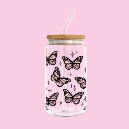 Butterfly Bliss Glass Tumbler