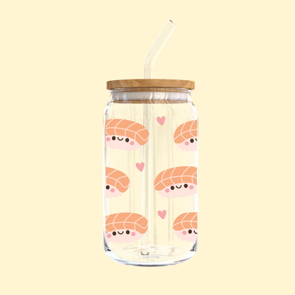 Sushi Sweetheart Glass Tumbler