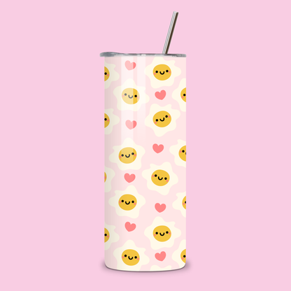 Sunny Side Hearts Metal Tumbler
