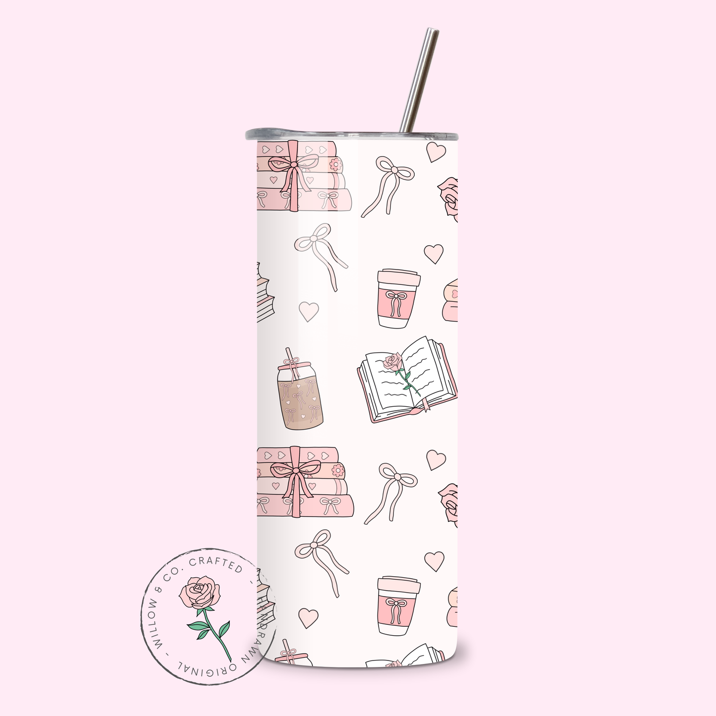 Enchanted Pages: Sweetheart Edition - Metal Tumbler