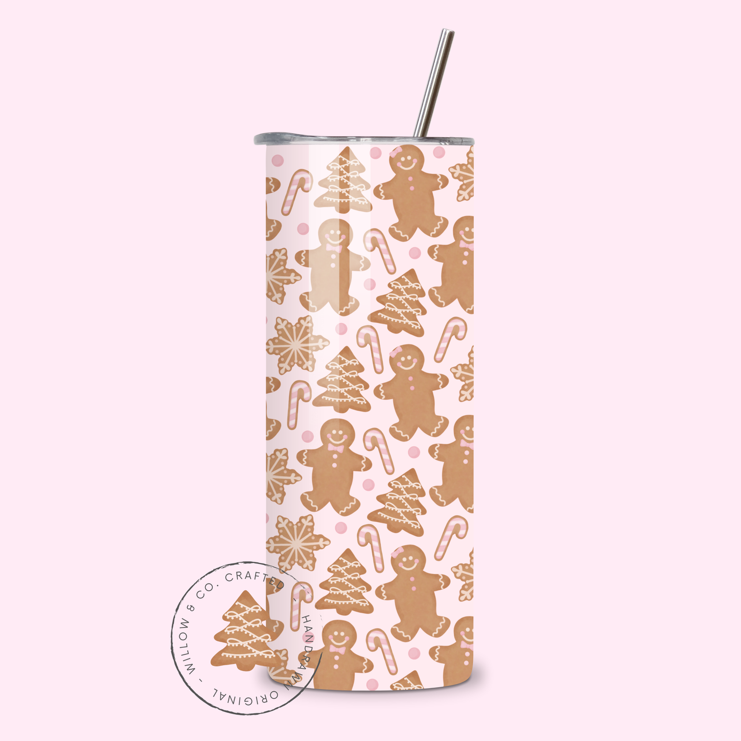 Gingerbread Cookies - Metal Tumbler