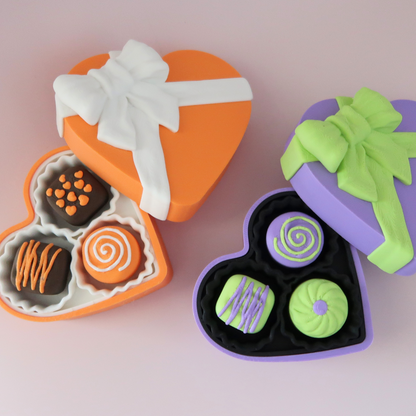 Halloween Heart Chocolate Box Clickers – Build Your Own Box
