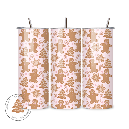 Gingerbread Cookies - Metal Tumbler