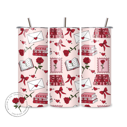Enchanted Pages: Love Letters Edition - Metal Tumbler