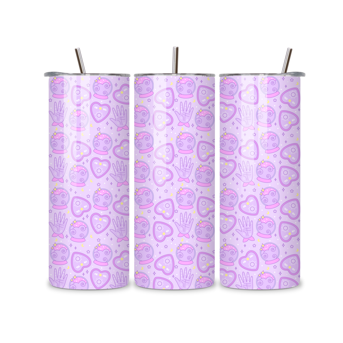 Amethyst Visions Metal Tumbler