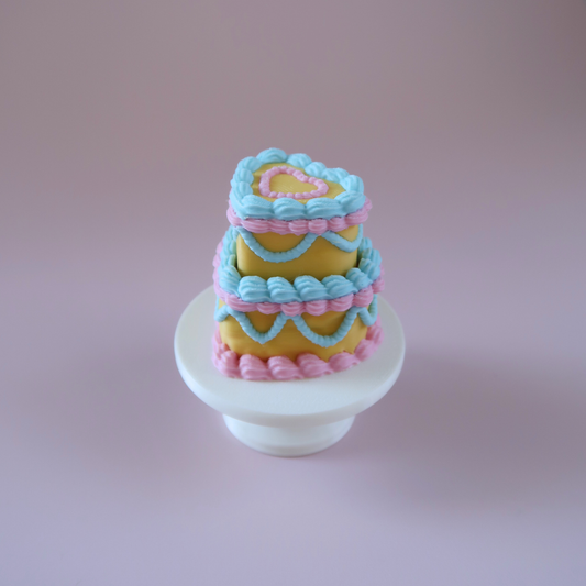 Vintage Heart Cake Fidget Clicker - Candy Carousel (Clearance Sale)