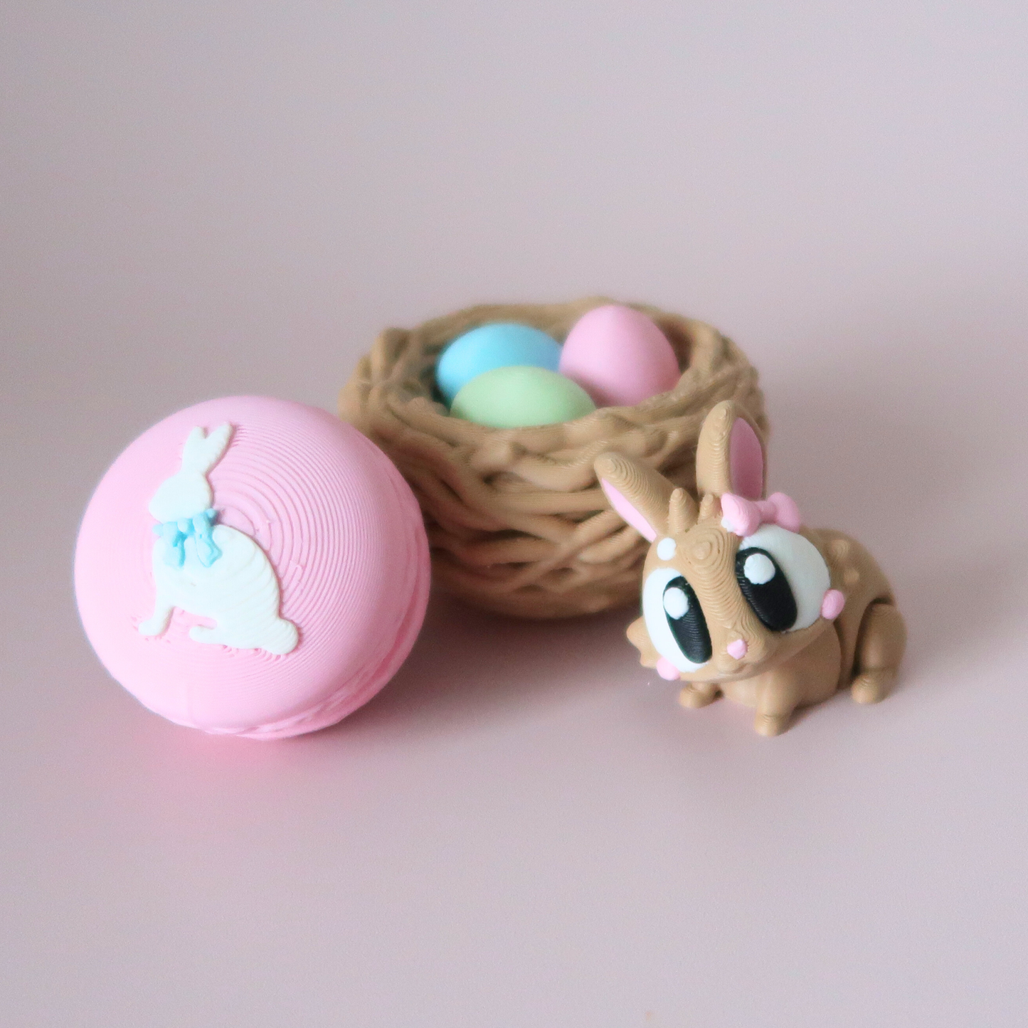 Mini Easter Basket Bundle – Bunny Toy + Easter Clicker Fidgets