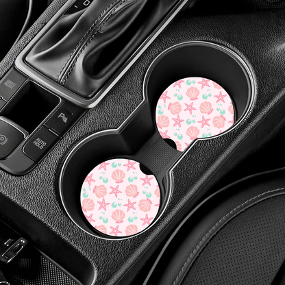 Seaside Sorbet Car Coasters