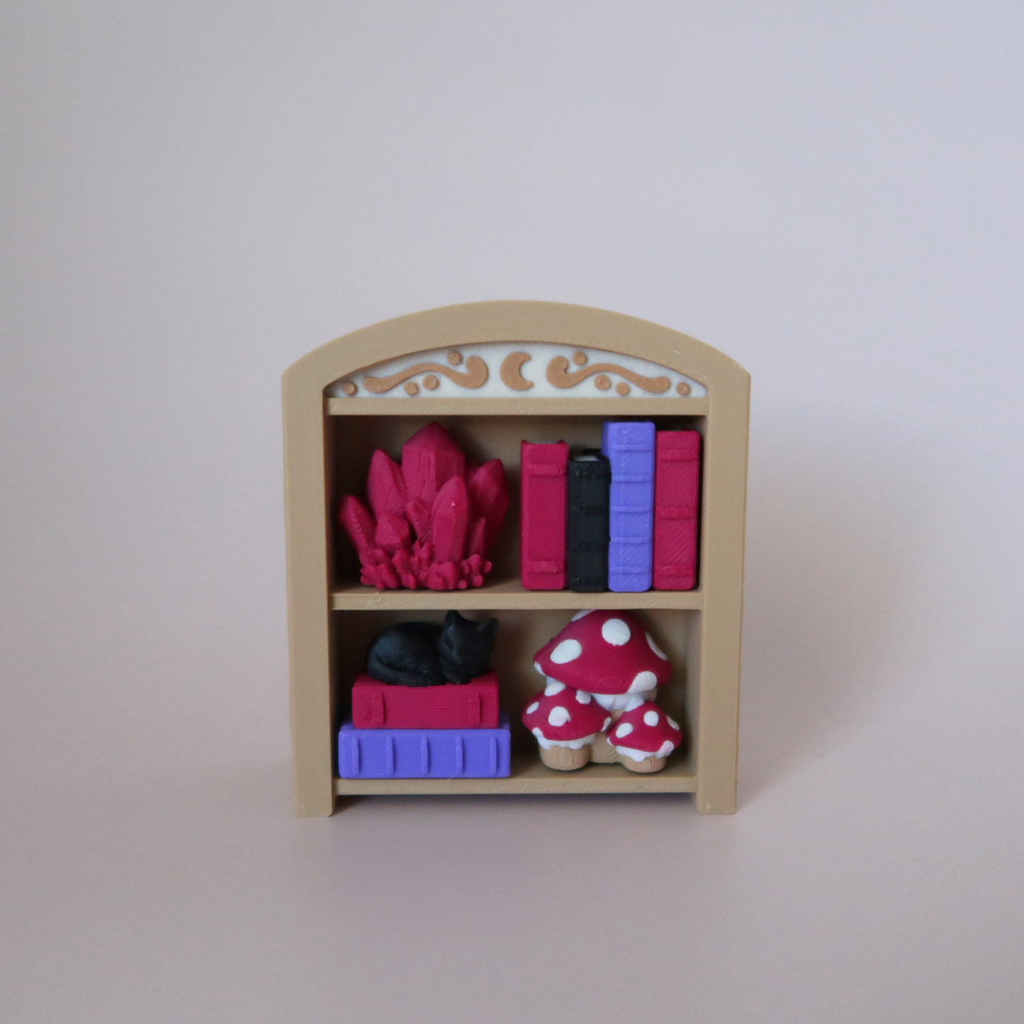 Bookcase Clicker Shelf | Customisable Bookish Fidget Display