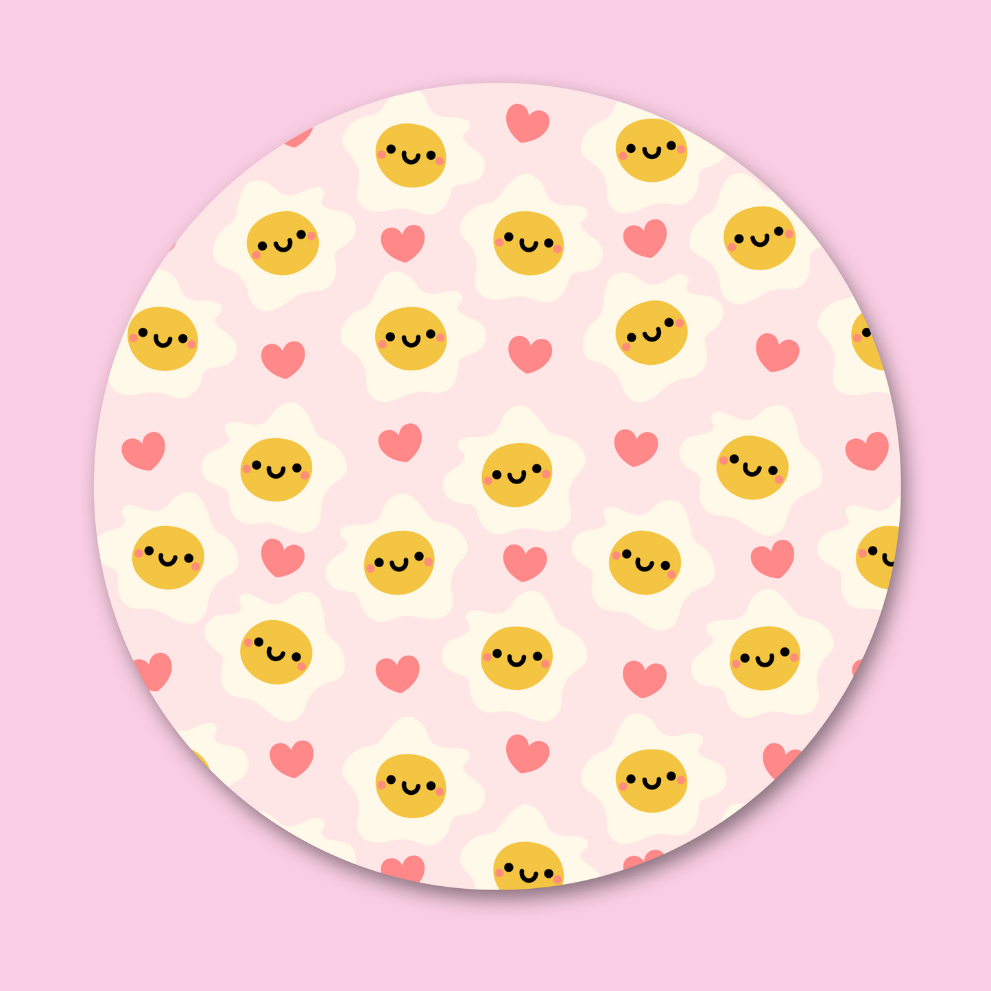 Sunny Side Hearts Mousepad