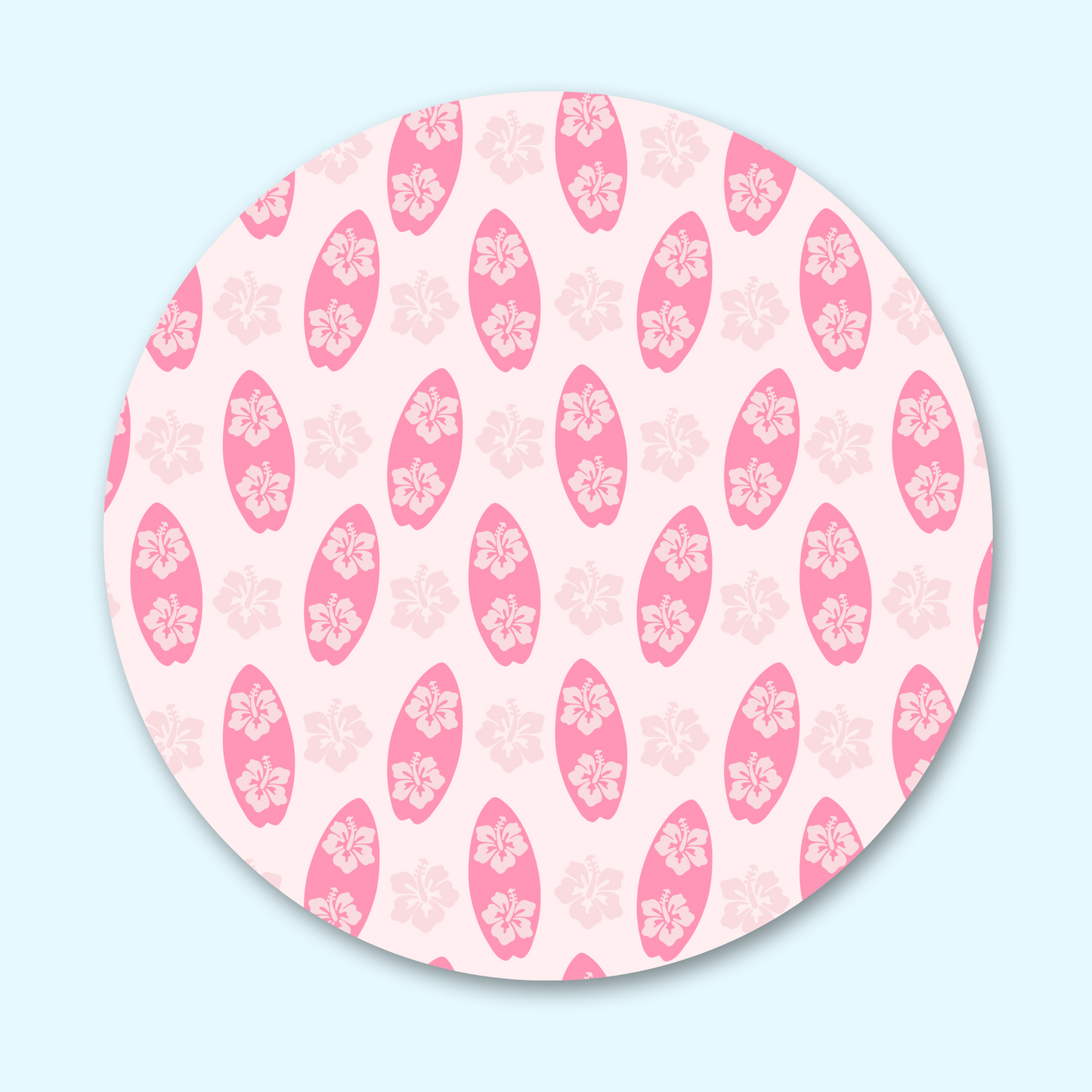 Surf Vibes - Pink Mousepad