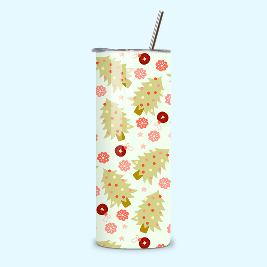 Christmas Trees Metal Tumbler
