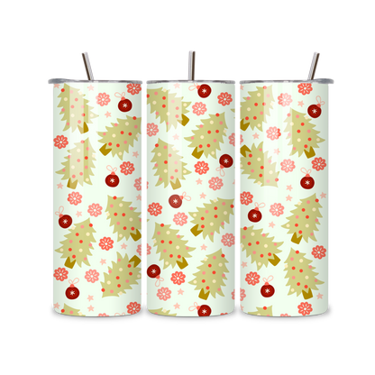 Christmas Trees Metal Tumbler