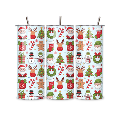 Christmas Cuties Metal Tumbler