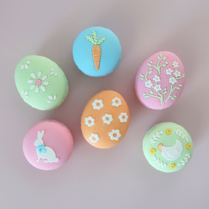 Easter Macaron Clicker Fidget – Build Your Own Two Pack - Pastel Egg Keychain Toy | Bakery Collection